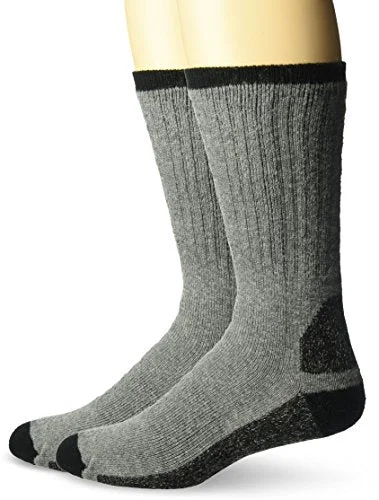 Wigwam S1350 Men's At Work Double Duty 2-Pack Crew Length Work Sock