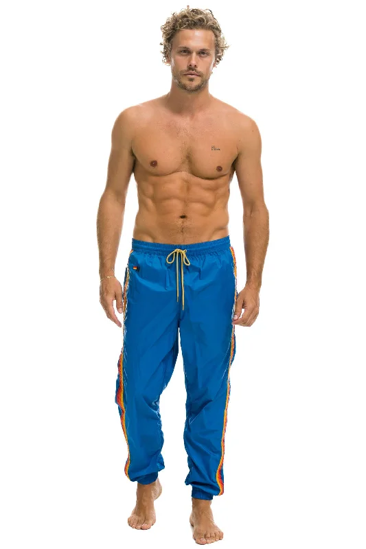 MEN'S 4 STRIPE WIND PANT - SNORKEL BLUE