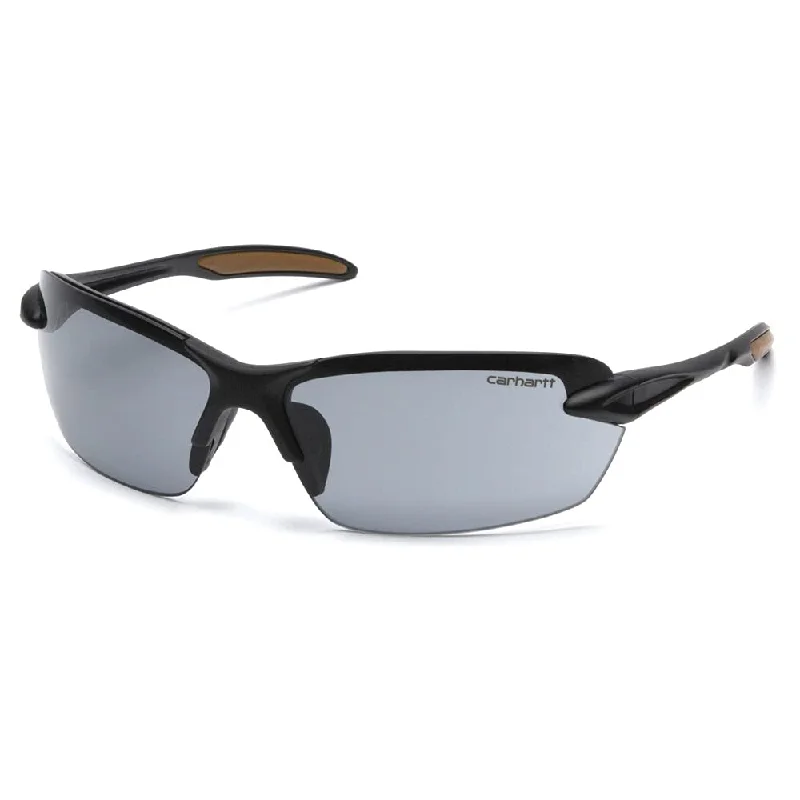 Carhartt CHB321 Spokane Lightweight Half-Frame Safety Glasses Gray Polarized Lens