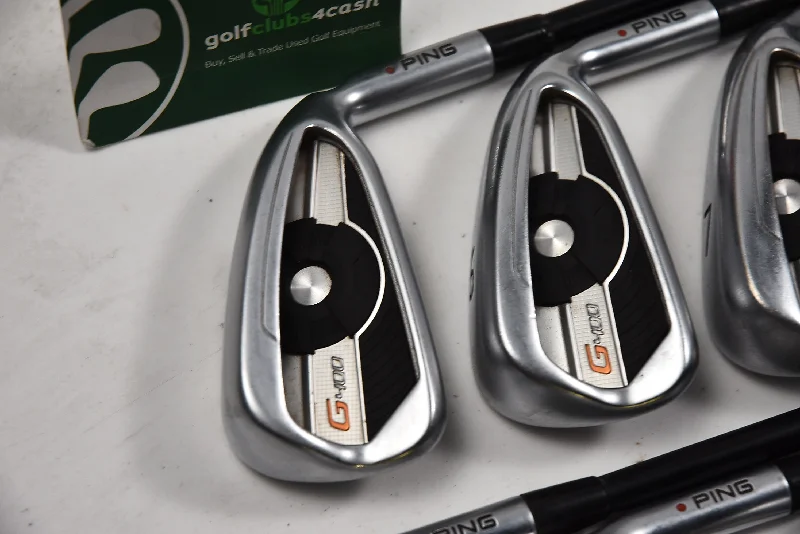 Ping G400 Irons / 5-PW+UW+SW / Red Dot / Regular Flex Ping Alta CB AWT Shafts