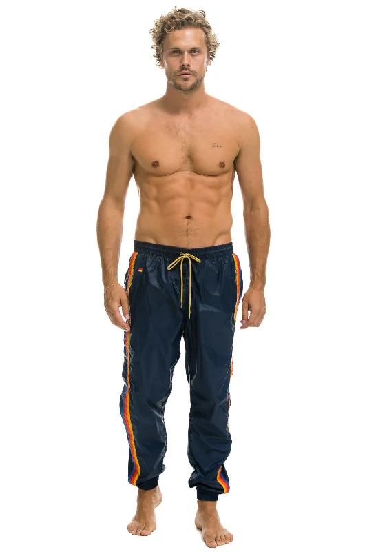 MEN'S 4 STRIPE WIND PANT - NAVY