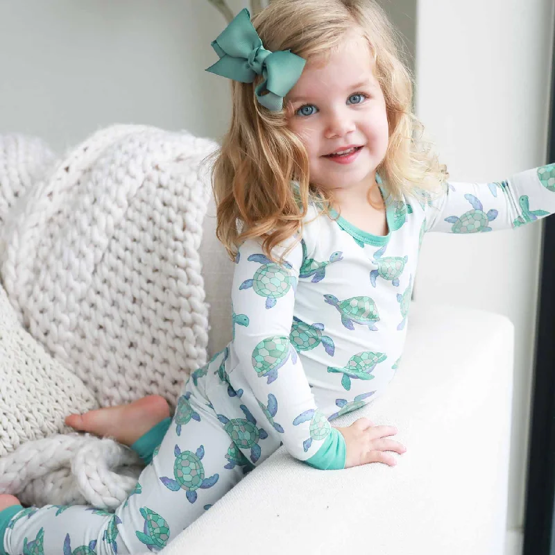 Totally Turtles Two Piece Pajama Set