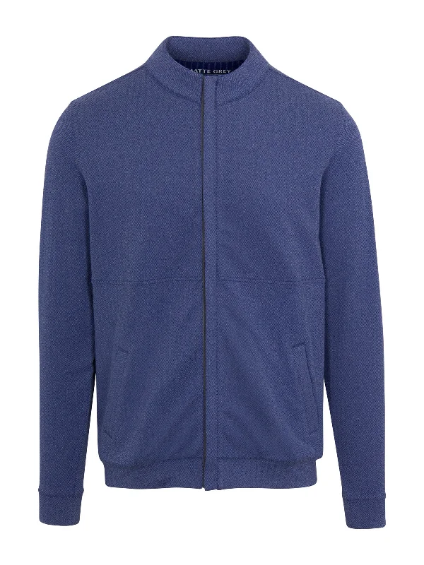 Charter Harrington Full Zip - Twilight Herringbone