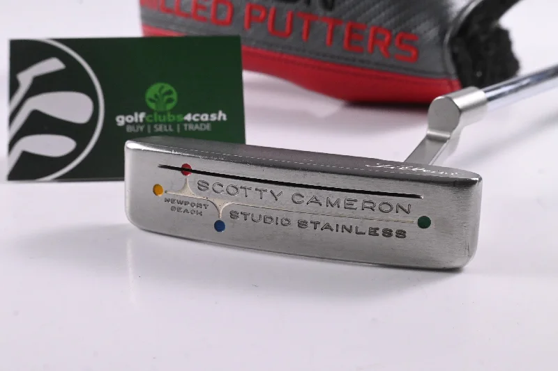 Scotty Cameron Studio Stainless Newport Beach Putter / 34 Inch