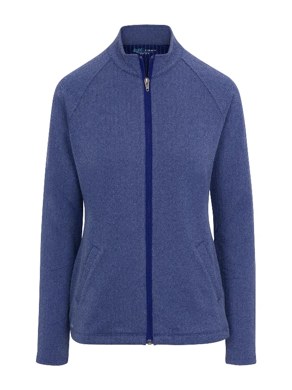 Vonn Harrington Full Zip - Twilight Herringbone