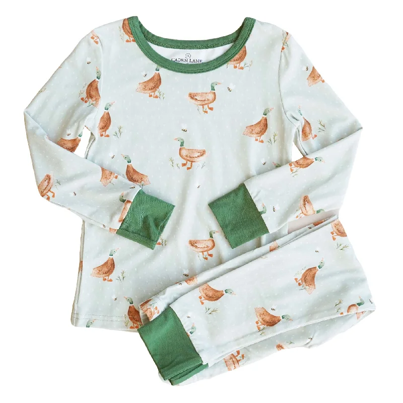 Lucky Ducky Two Piece Pajama Set