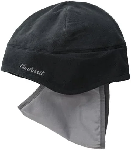 BG Carhartt 101720 Women's Gretna Fleece 2 in 1 Hat and Face Mask Black