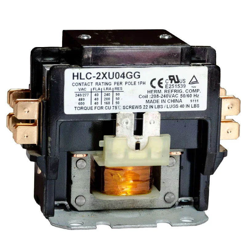 2 poles 240V contactor for Thermo2000 - 600V boiler model