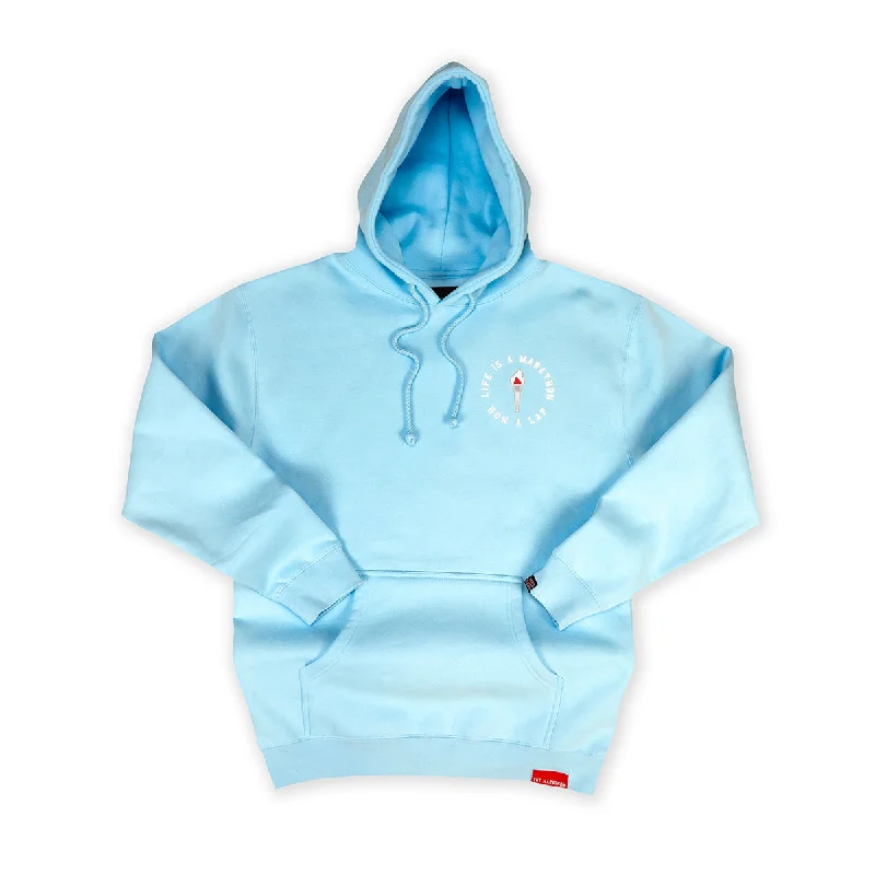 Victory Torch Hoodie - Ocean Blue