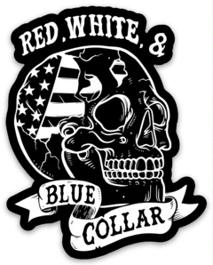 RWBC Skull Sticker