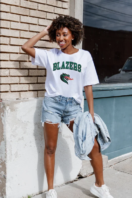 ALABAMA AT BIRMINGHAM BLAZERS AROUND WE GO SHORT SLEEVE FLOWY TEE