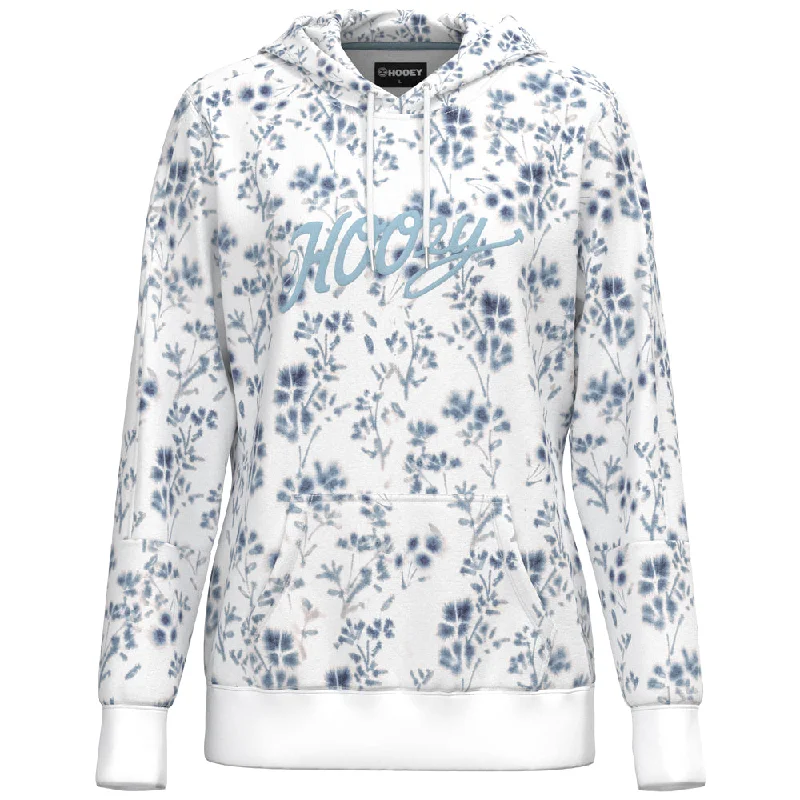 "Canyon" Blue Floral Print Hoody