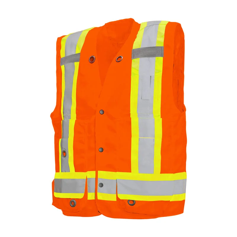 PIO Hi-Vis Deluxe Surveyor Vest