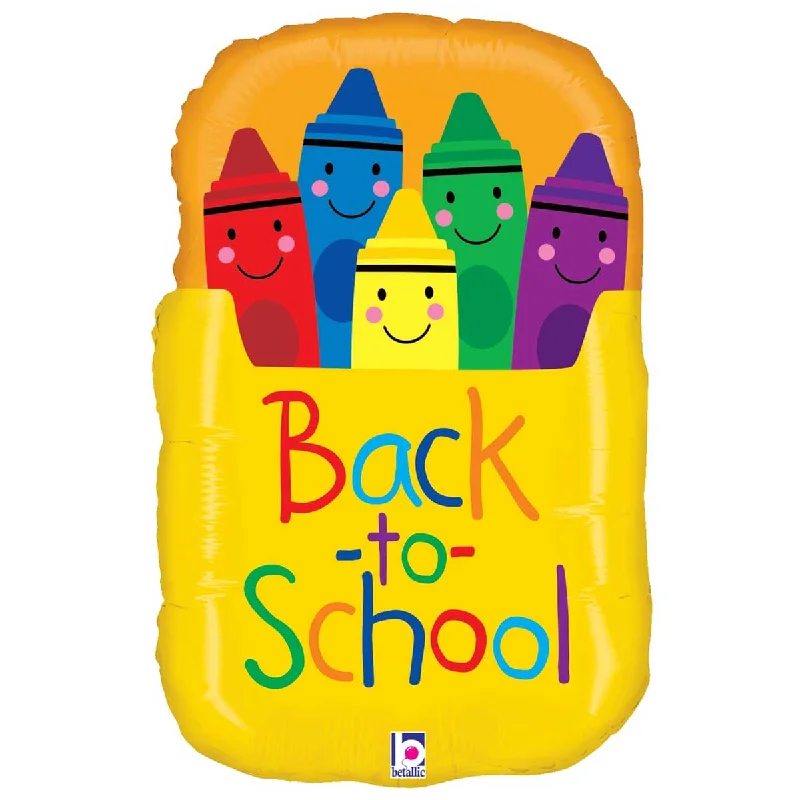 25 inch BACK TO SCHOOL CRAYON BOX