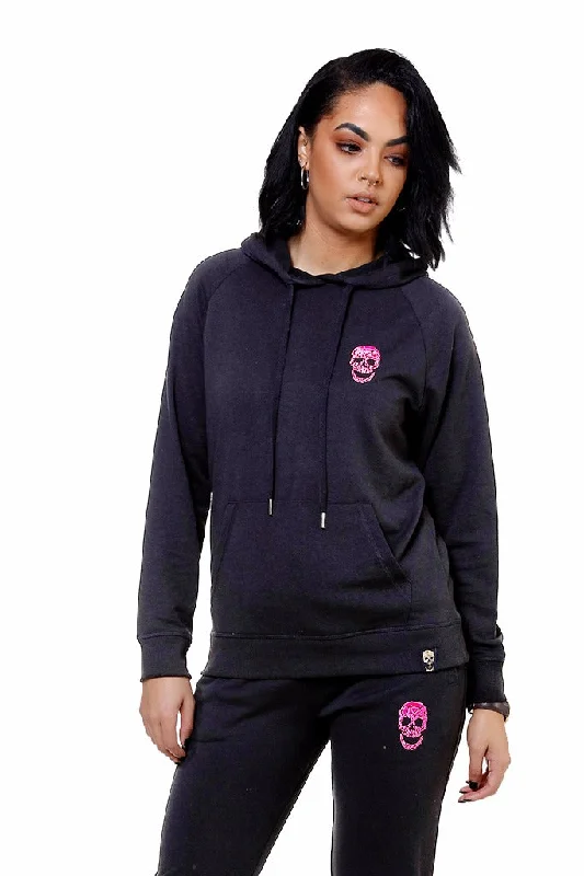 Ladies Black Hoodie