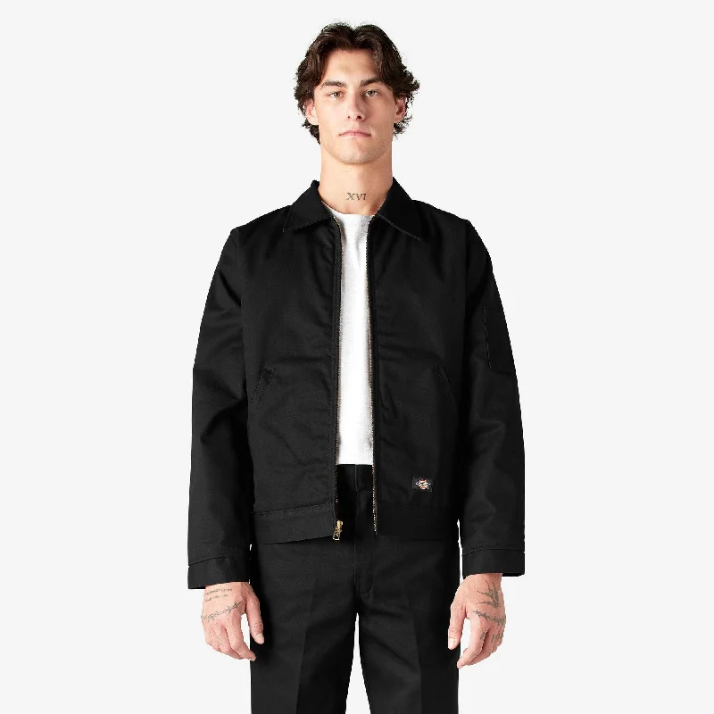 Insulated Eisenhower Jacket, Black