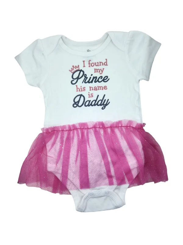 I Found My Prince  + His Name Is Daddy Short Sleeve Romper