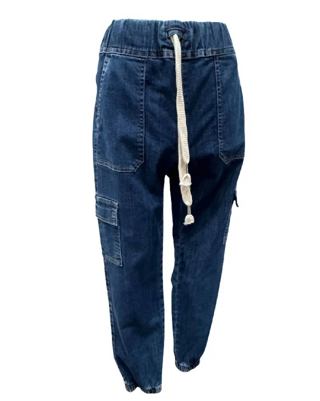 Women's Gaya Cargo Denim Jogger