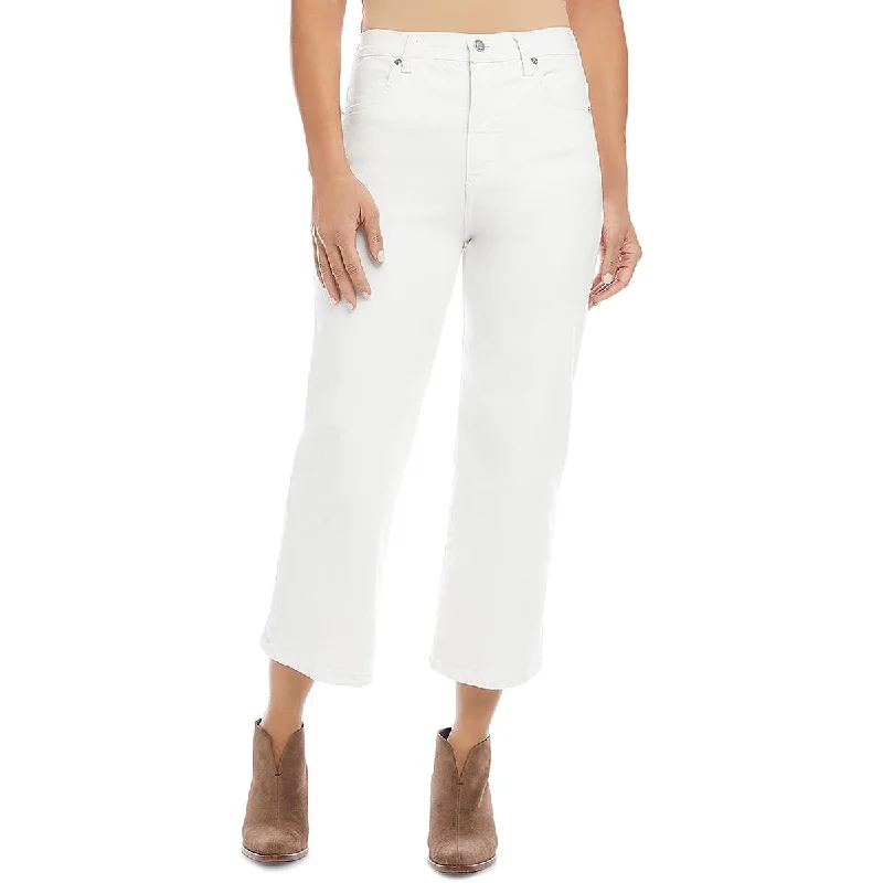 Womens High Rise Cropped Cropped Jeans