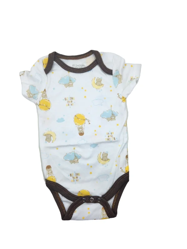 Blessing From Above Little Bear n Moon Short Sleeve Romper