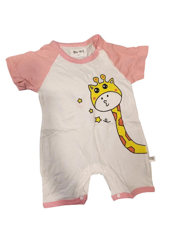 Giraffe Short Sleeve Romper