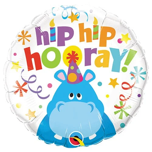 18 inch HIP HIP HOORAY HIPPO