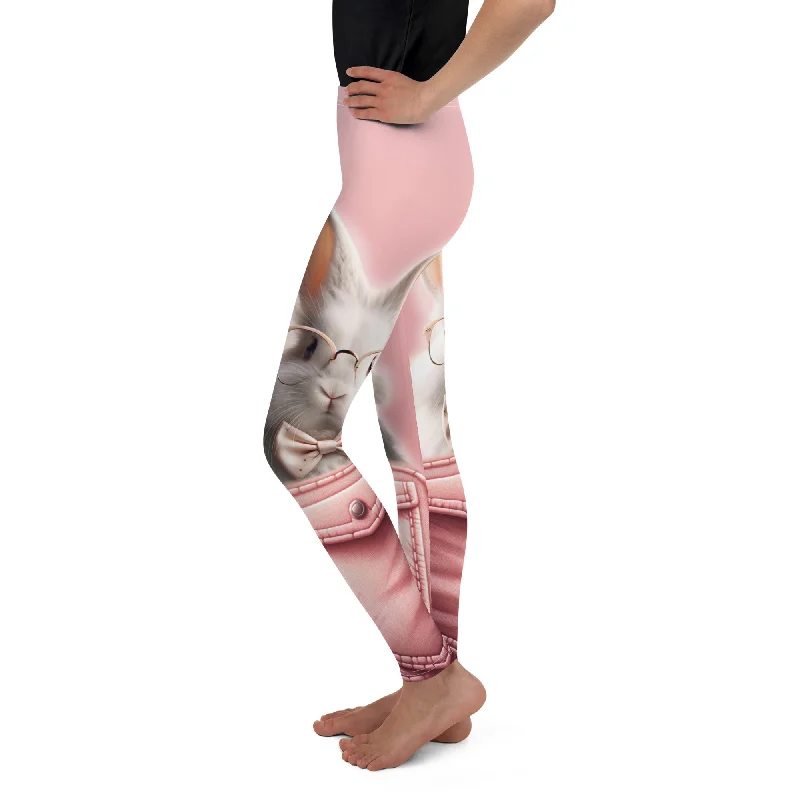 Cute Bunny Youth Leggings