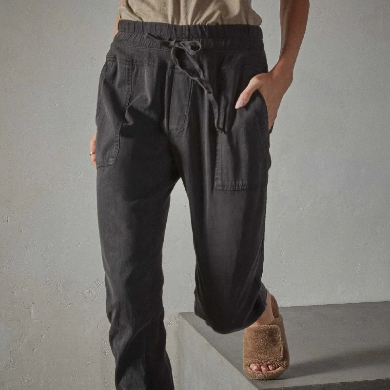 Mixed Media Pant - Carbon