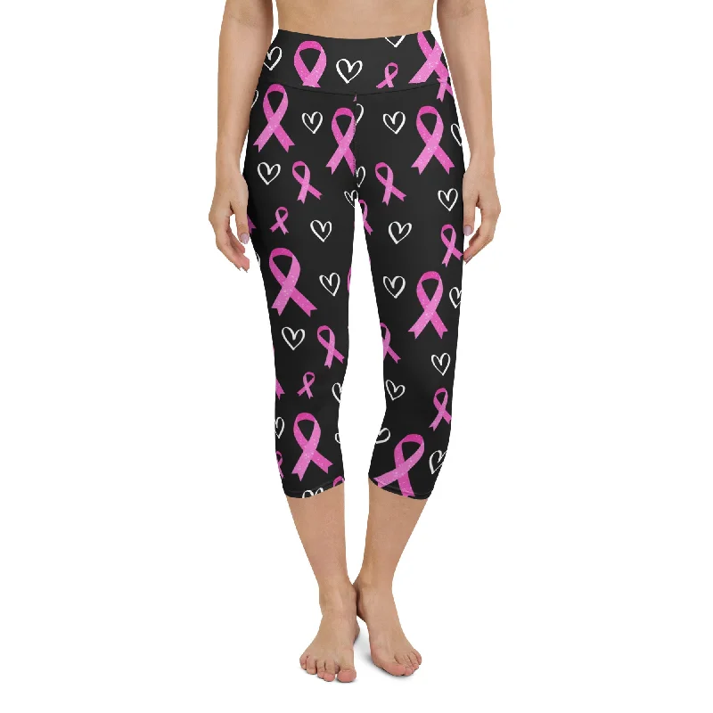 Pink Ribbon Yoga Capris