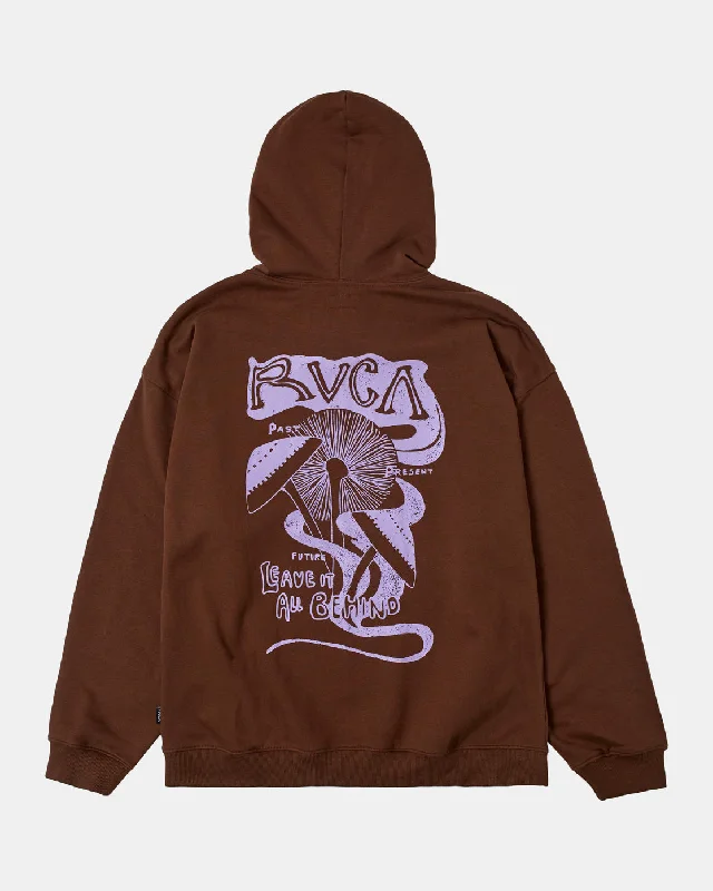 RVCA Womens Leave Behind Hoodie - Cappuccino