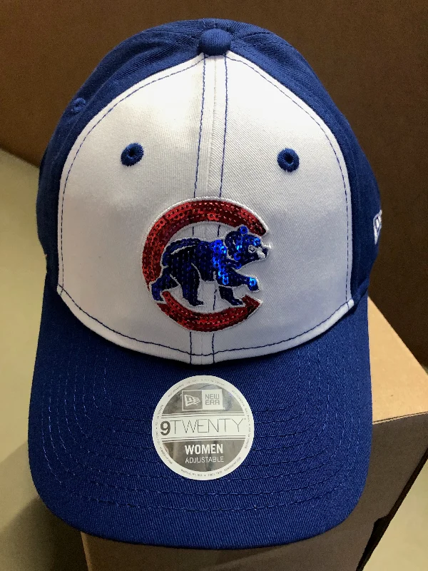 Chicago Cubs New Era Women's 9/Forty Heather Crisp Snapback Adjustable Hat