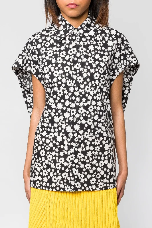 Marni Floral Pattern Collared Shirt