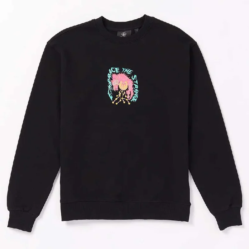 Volcom Tetsunori Tawaraya Crew Neck Sweatshirt - Black