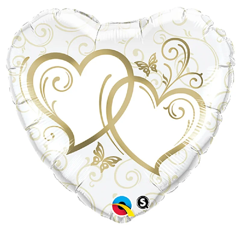 18 inch ENTWINED HEARTS - GOLD