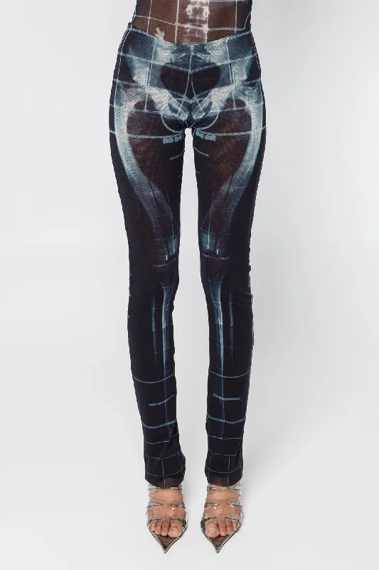 Jean Paul Gaultier Squeletor Printed Mesh Trousers SS25