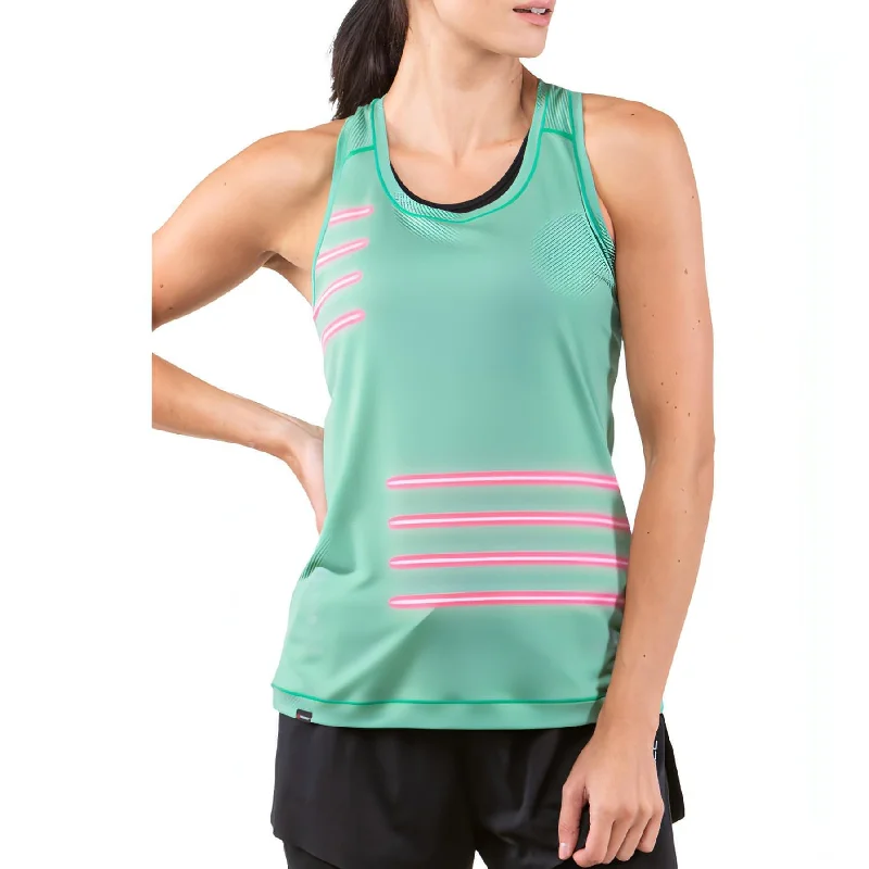 Ronhill Tech Golden Hour Womens Running Vest Tank Top - Green