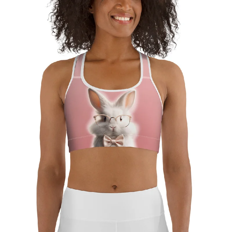 Cute Bunny Sports Bra