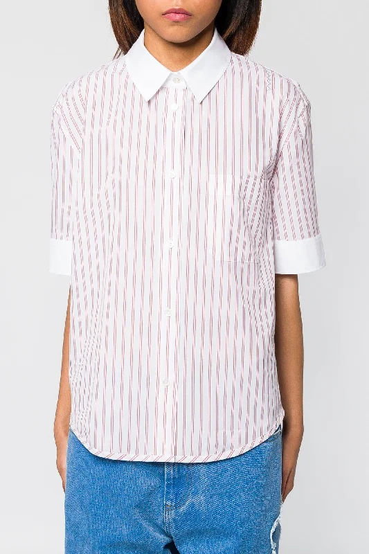 Marni Pastel Striped Poplin Shirt