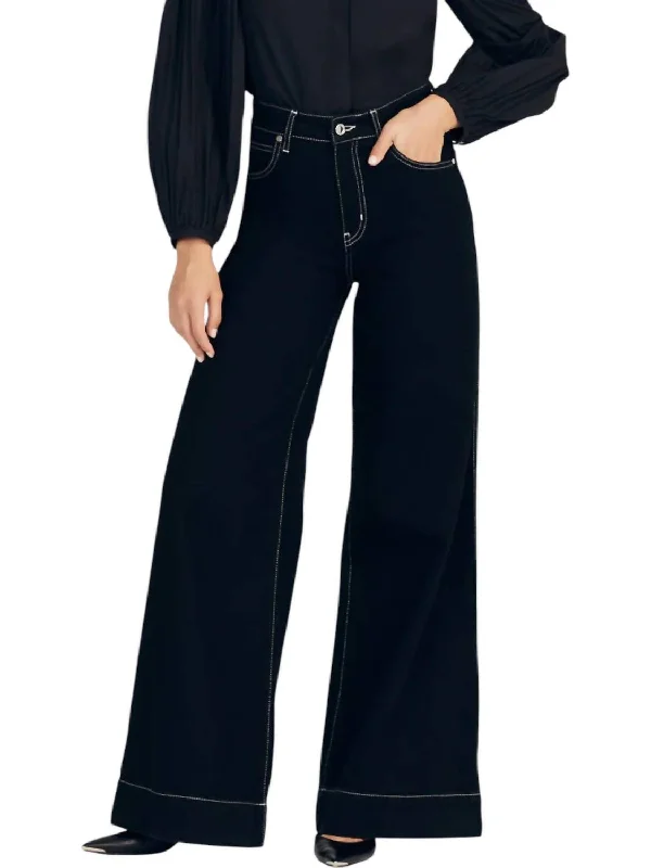 Coralie High Rise Wide Leg Jeans In Wooster