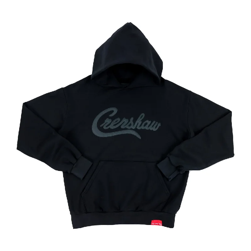 Crenshaw Hoodie (Stealth Collection) - Midnight Black/Midnight Black