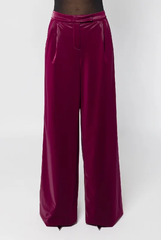 LaQuan Smith Wide Leg Trouser