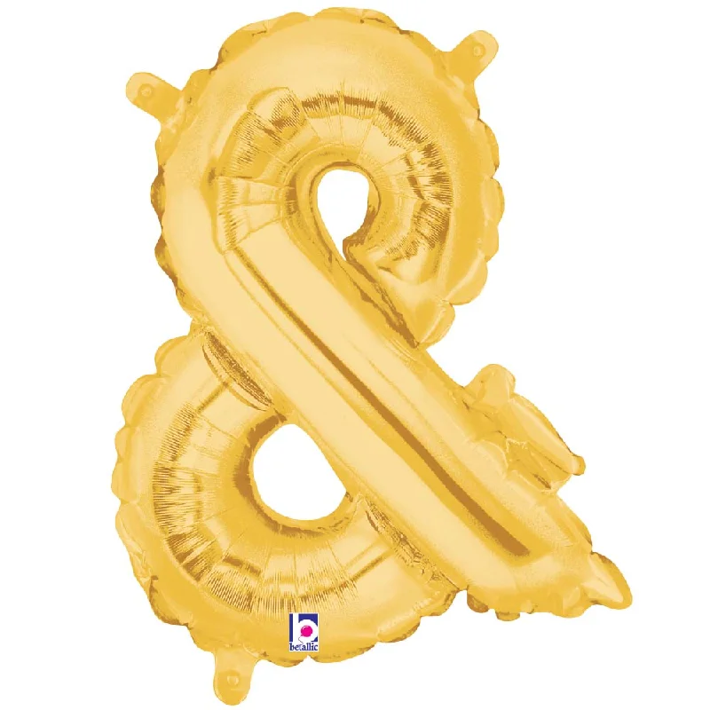 14 inch AMPERSAND - GOLD (AIRFILL ONLY)