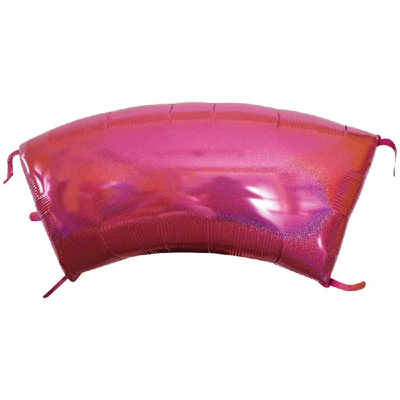 38 inch MODULAR ARCH SHAPED PANEL - GLITTER FUCHSIA