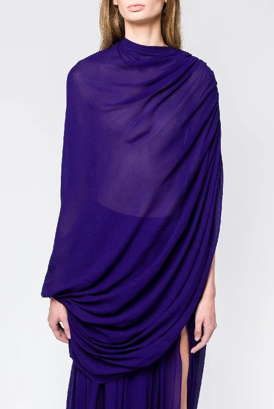 Alaïa Balloon Top in Violet