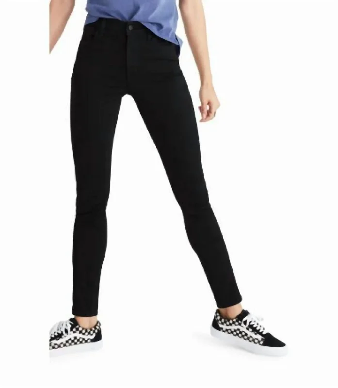 Roadtripper Bennett High Rise Denim Skinny Jeans In Black