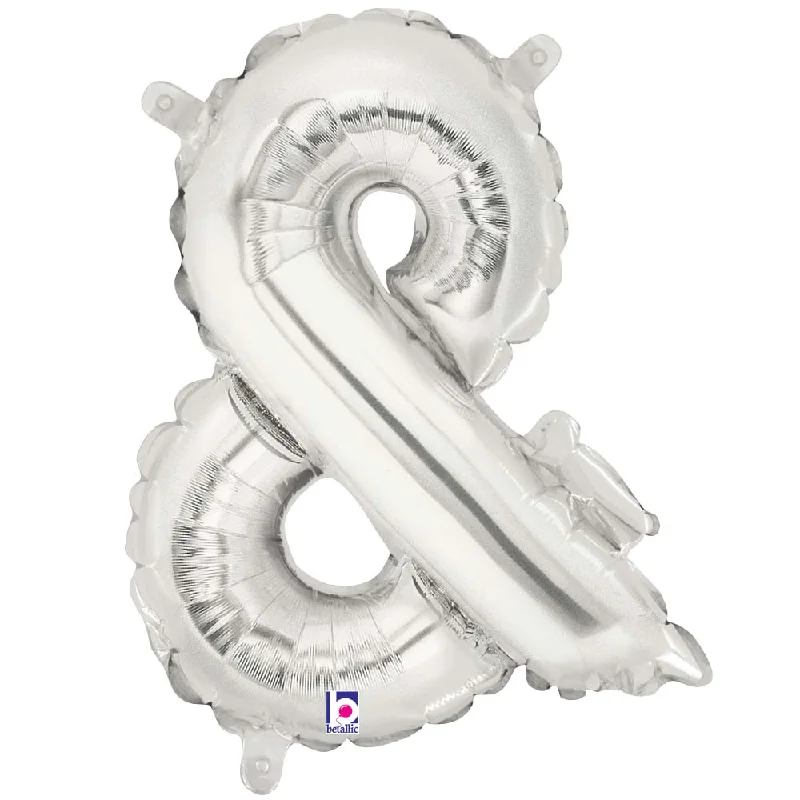 14 inch AMPERSAND - SILVER (AIRFILL ONLY)