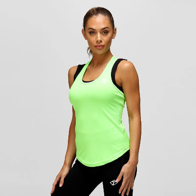 Green Performance Strap Back Vest