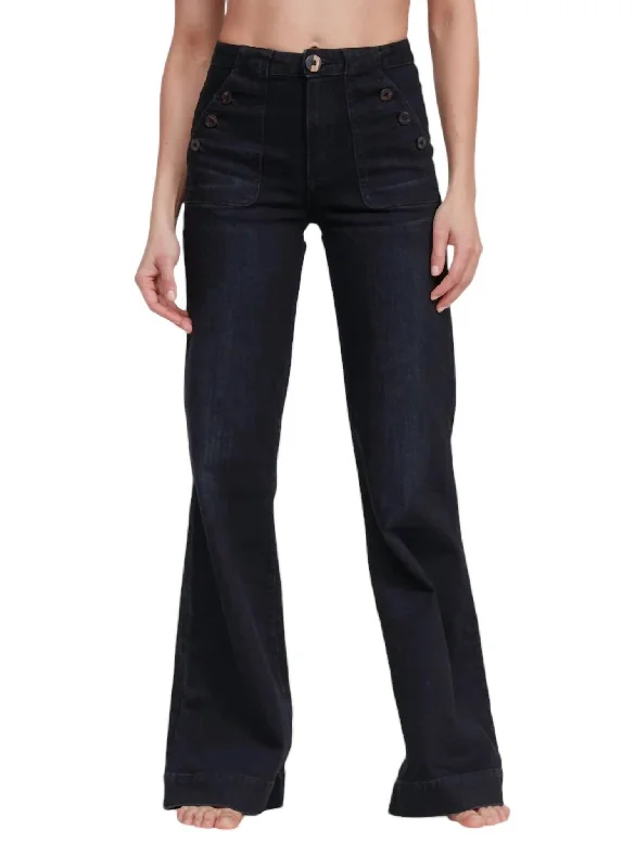 Brick House Wide Leg Jeans In Rock