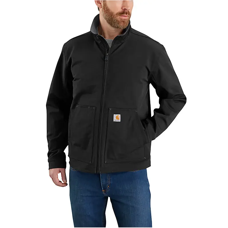 Super Dux™ Relaxed Fit Lightweight Soft Shell Jacket - 1 Warm Rating - Black