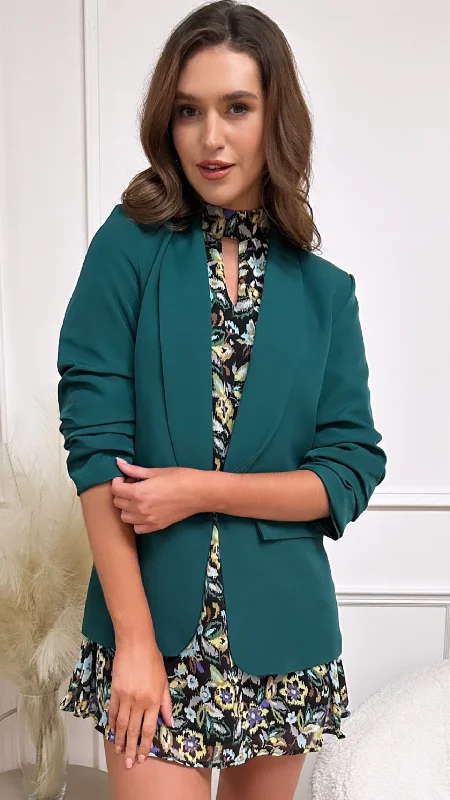 Odette Dark Green Blazer